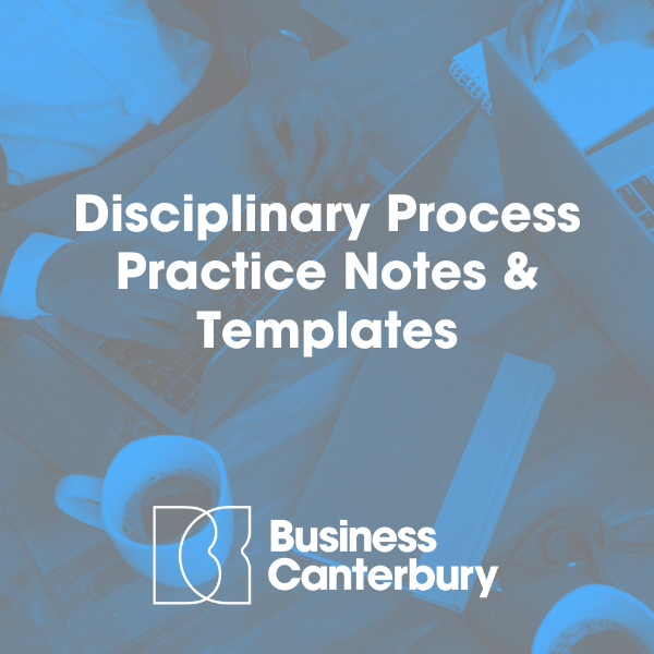 Disciplinary Process Practice Notes and Templates