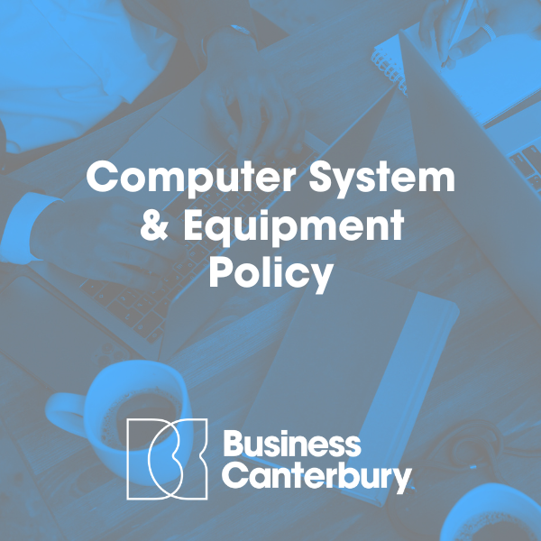 Computer System and Equipment Policy
